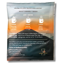 Single Serve Coffee Steep Bags - Parabola