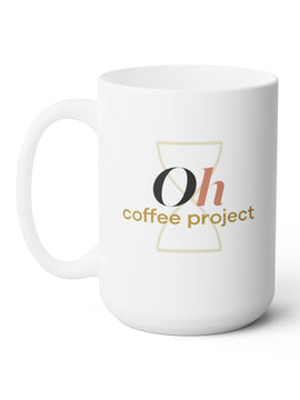 Branded White Ceramic Mug 15oz