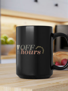 Branded Black Ceramic Mug 15oz