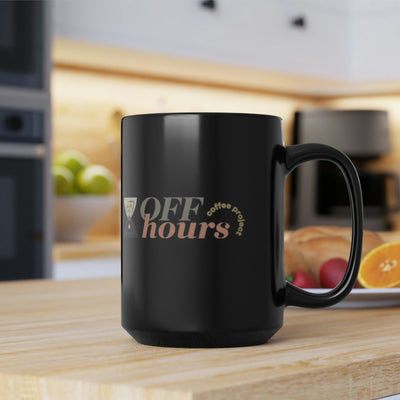 OHCP Black Ceramic 15 oz Mug 
