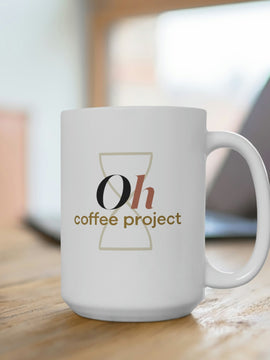 Branded White Ceramic Mug 15oz